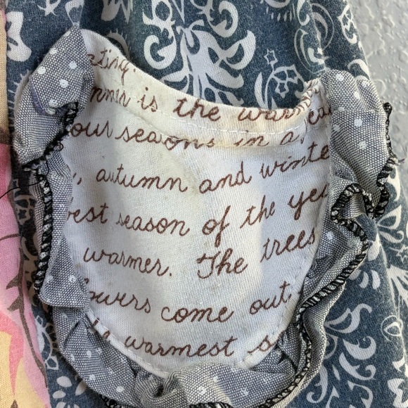 Tutu & Lulu Patchwork Dress Size 1-2T - Picture 4 of 7